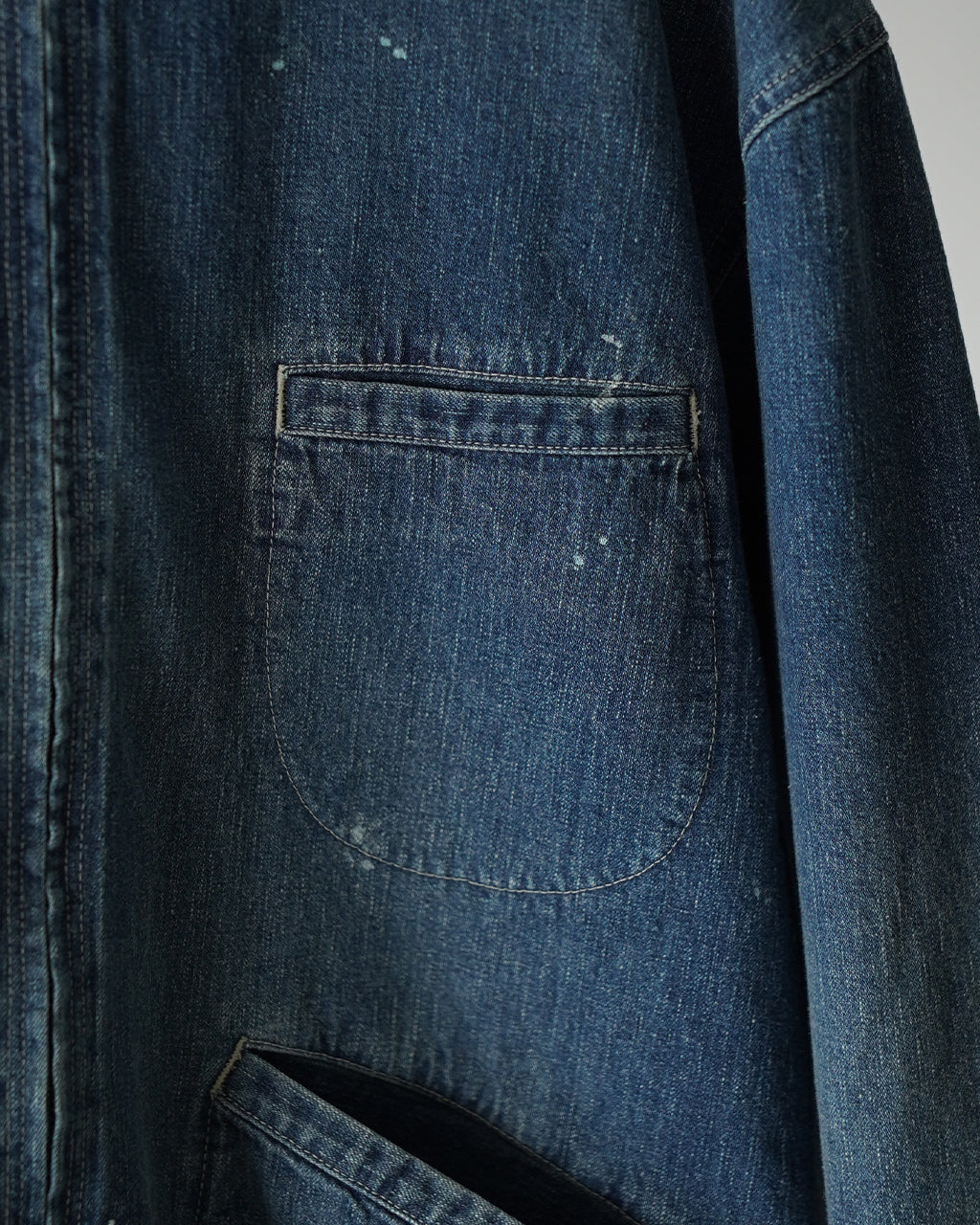 PORTER CLASSIC BREAKFAST DENIM ZIP UP JACKET PC-005-3847 デニム ジップアップジャケット ブルー｜Crouka(クローカ)