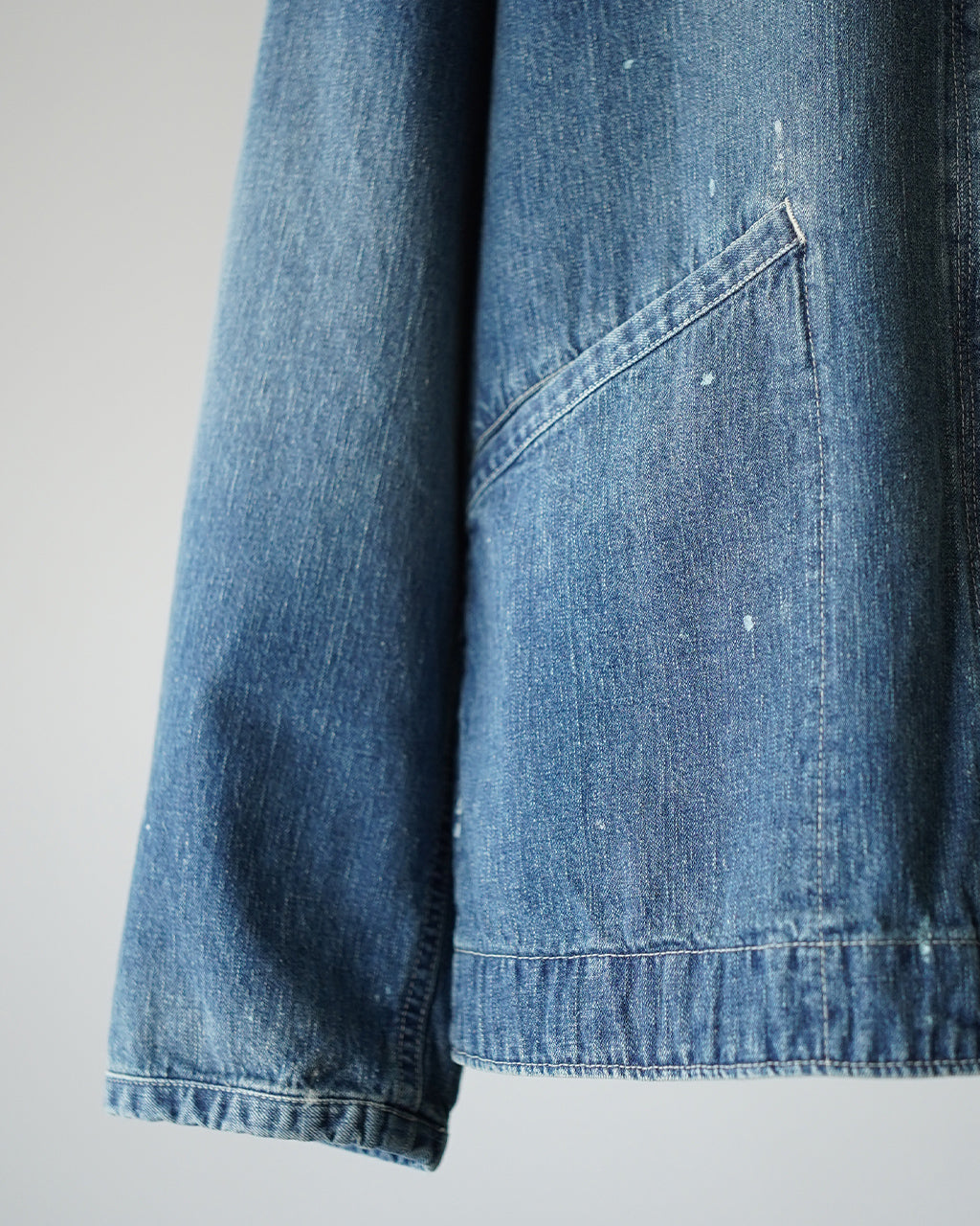 PORTER CLASSIC BREAKFAST DENIM ZIP UP JACKET PC-005-3847 デニム ジップアップジャケット ブルー｜Crouka(クローカ)