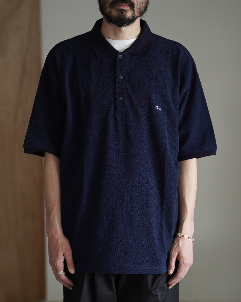 H/W INDIGO POLO SHIRT PC-006-3349