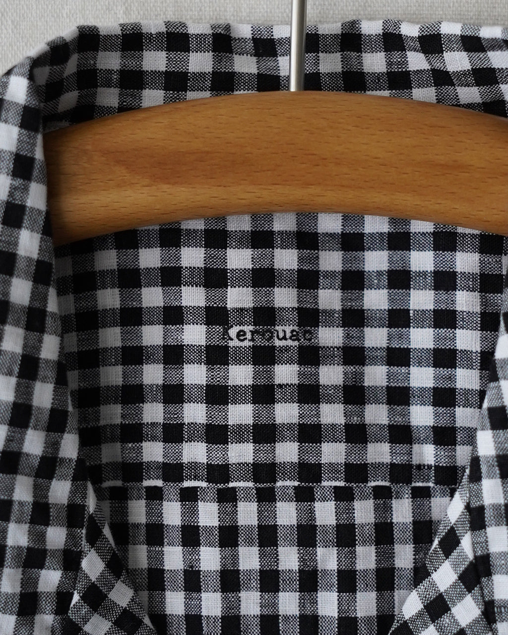 PORTER CLASSIC KEROUAC LINEN GINGHAM CHECK SHIRT PC-016-3979 リネン ギンガムチェックシャツ｜Crouka(クローカ)