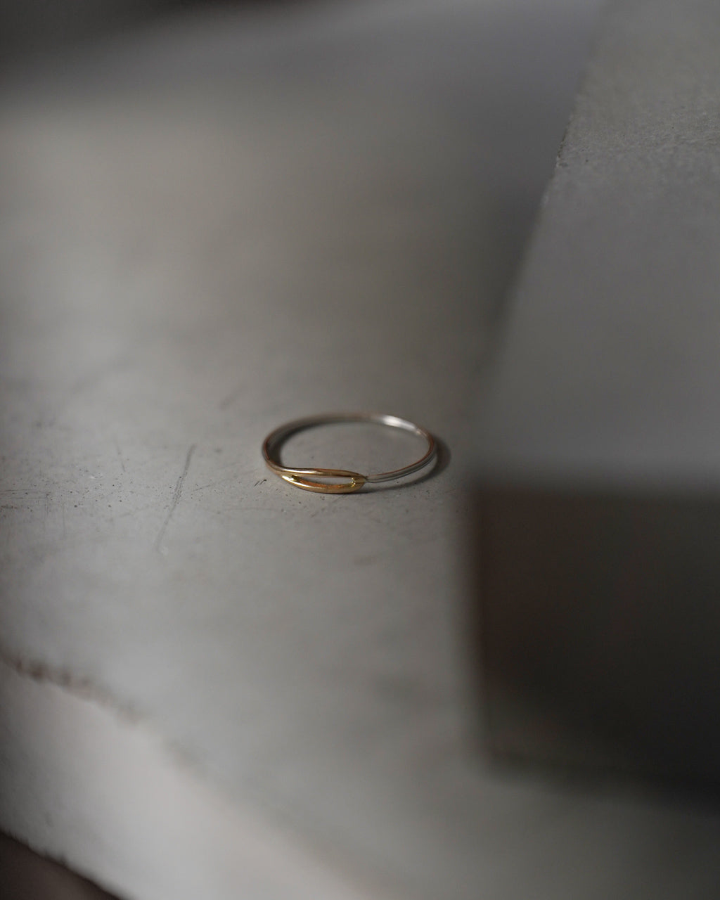 NEEDLE RING 18K GOLD×SILVER925 PC-011-1483