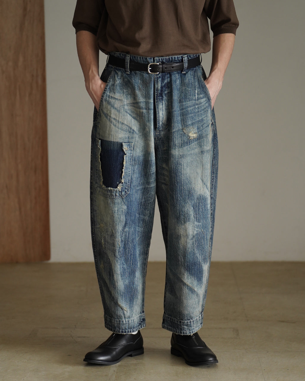 PORTER CLASSIC ポータークラシック STEINBECK DENIM POCKET PANTS