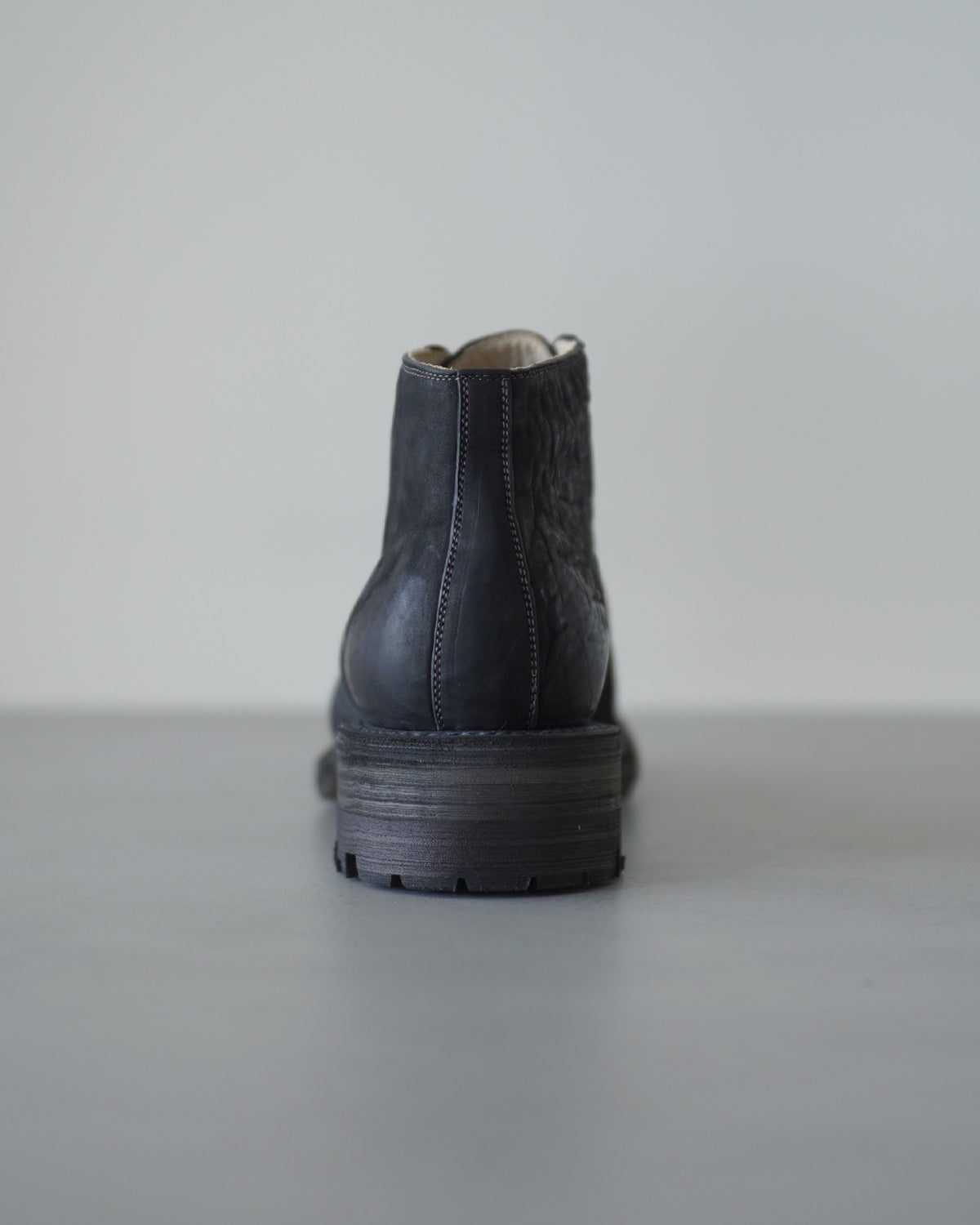Box Toe Center Zip - Horse Nuback