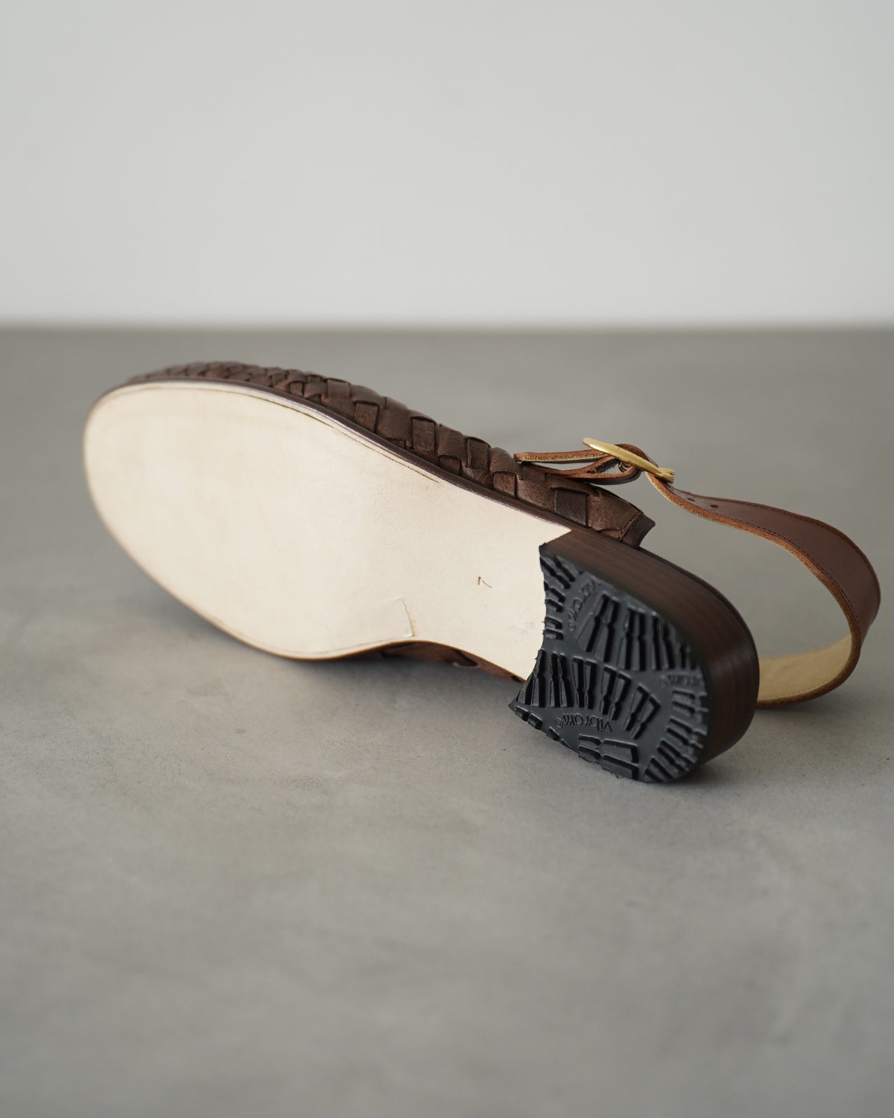 Post Production FACE Sandals レザーサンダル 鹿革｜Crouka(クローカ)