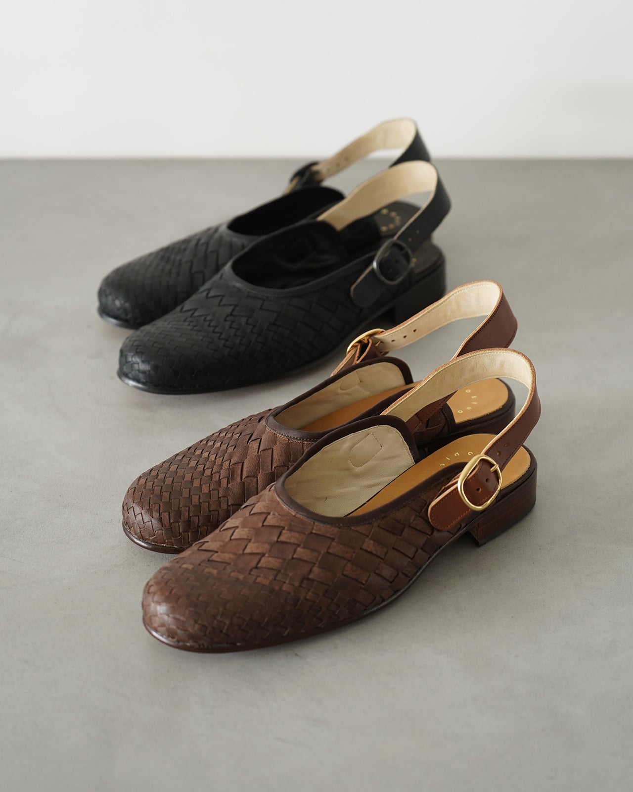 Post Production FACE Sandals レザーサンダル 鹿革｜Crouka(クローカ)