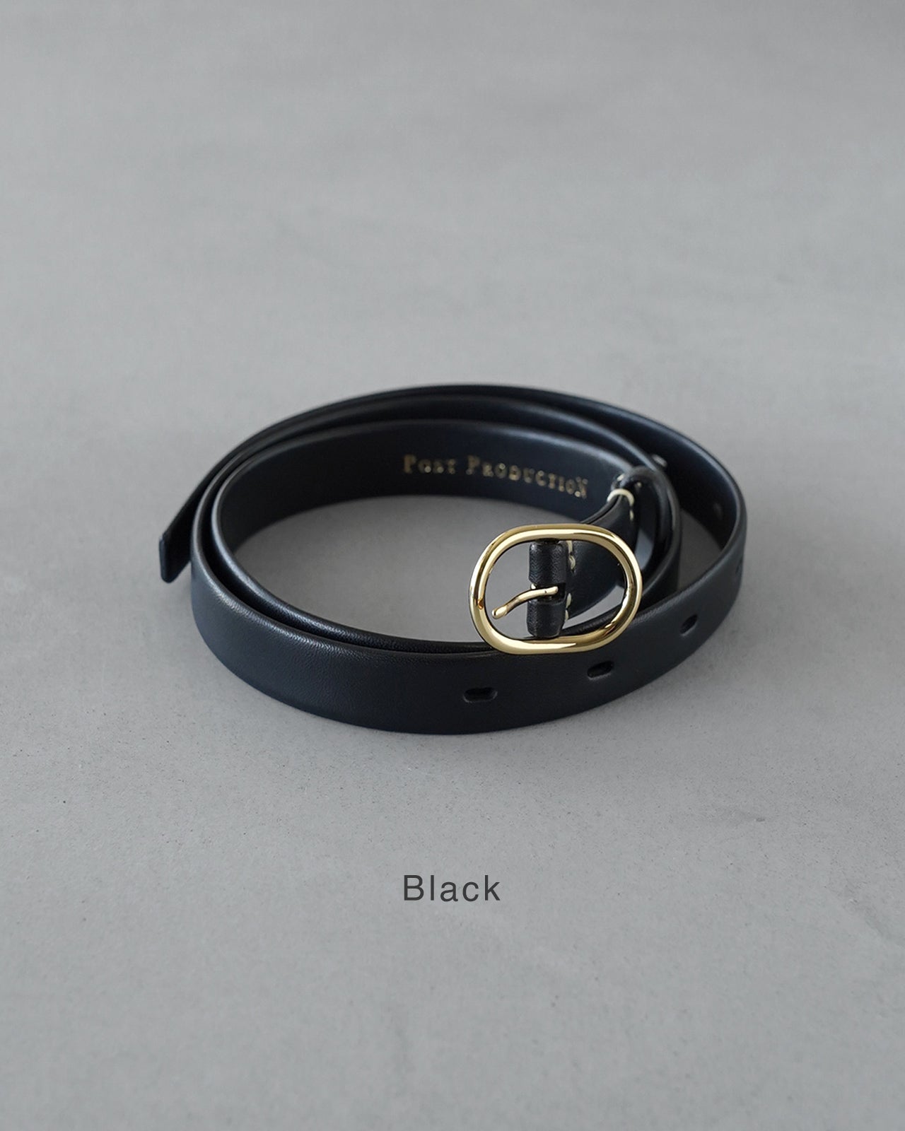 Post Production Minimal Belt 21mm Horse Wax ポストプロダクション