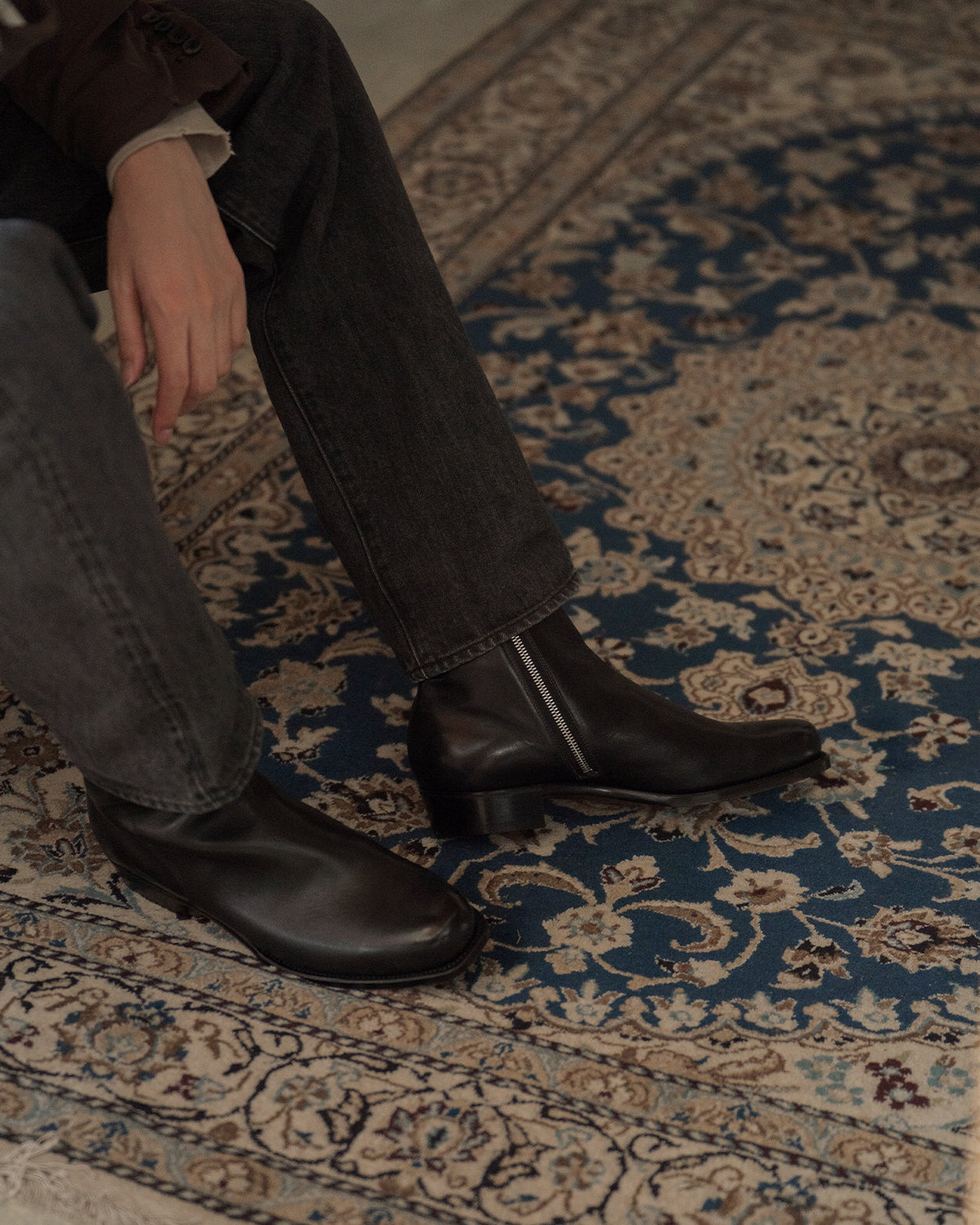 Side Zip Boots - Calf