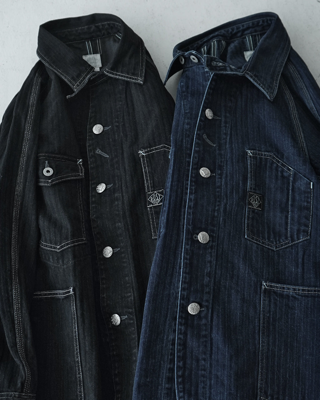 【SALE！30%OFF】POST O'ALLS ポストオーバーオールズ エンジニア ジャケット ENGINEERS' JACKET デニムジャケット 1102【送料無料】