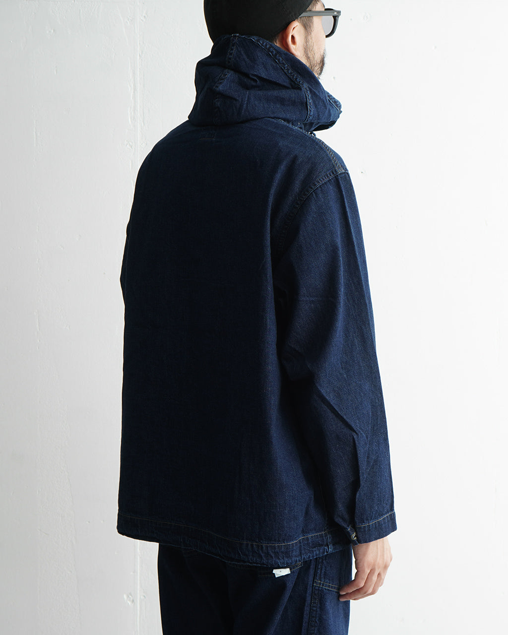 【SALE！30%OFF】POSTOVERALLS ポストオーバーオールズ ネイビー パーカー NAVY PARKA ブルー デニム 1105【送料無料】