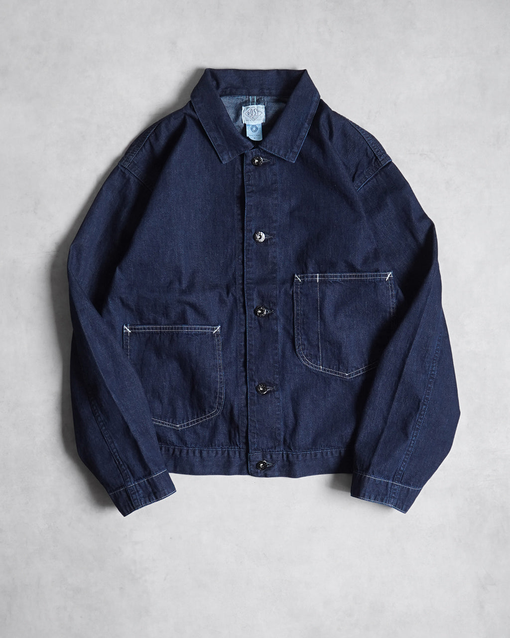 ＼早得24時間限定ポイント10倍／POSTOVERALLS ポストオーバーオールズ メカニック ブラウス シャツ ジャケット Mechanic Blouse 2 8oz Denim デニム ブルゾン 1110R-8DI【送料無料】