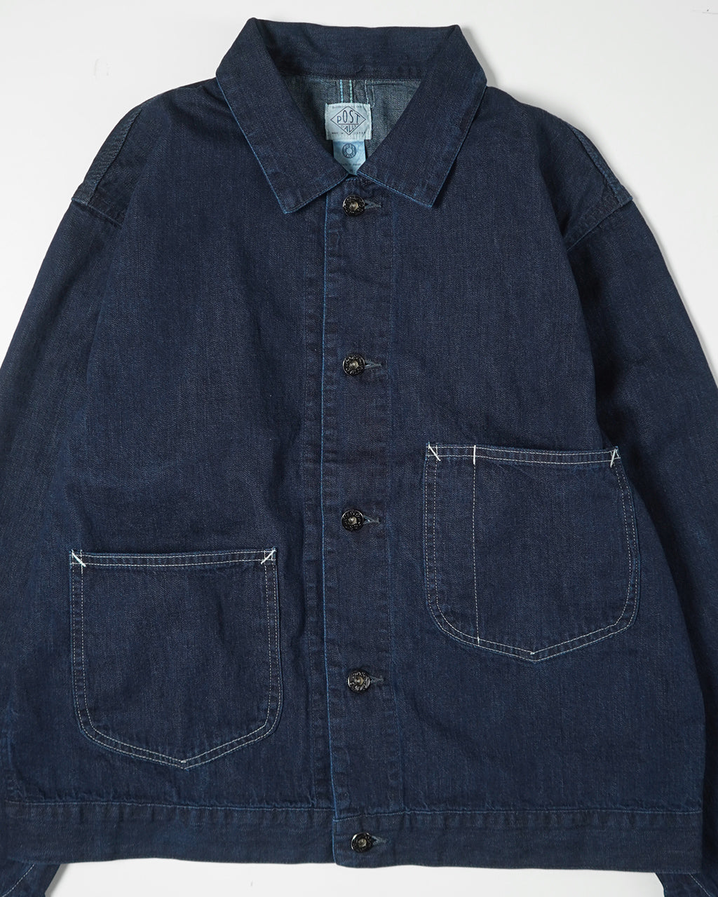 ＼早得24時間限定ポイント10倍／POSTOVERALLS ポストオーバーオールズ メカニック ブラウス シャツ ジャケット Mechanic Blouse 2 8oz Denim デニム ブルゾン 1110R-8DI【送料無料】