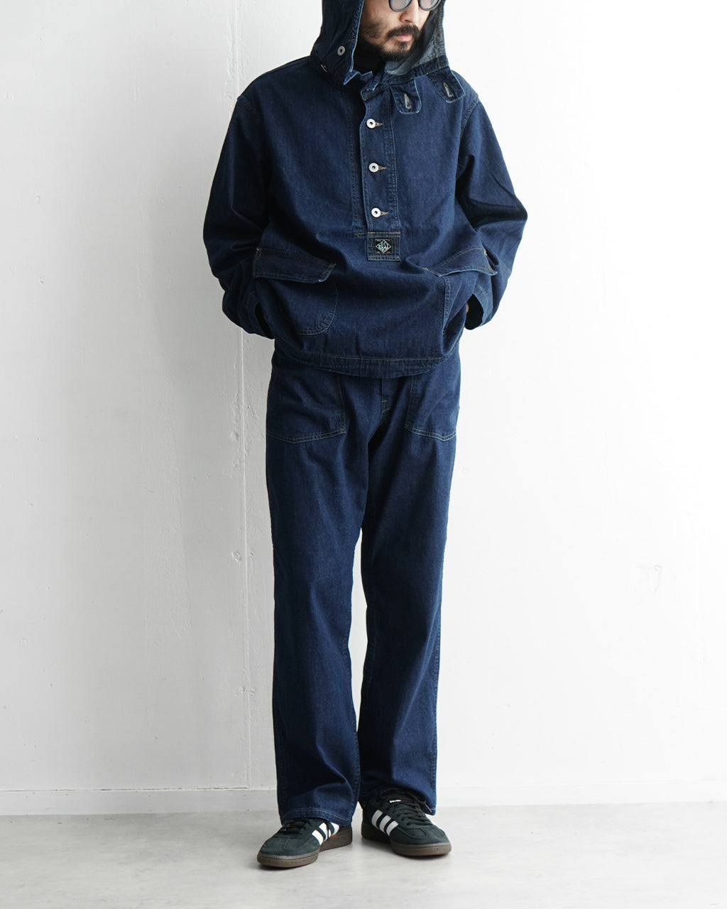 ＼合計3万円以上購入で20%OFFクーポン！／POST O'ALLS ポストオーバーオールズ アーミー パンツ ARMY PANTS デニム 1301-8DI【送料無料】