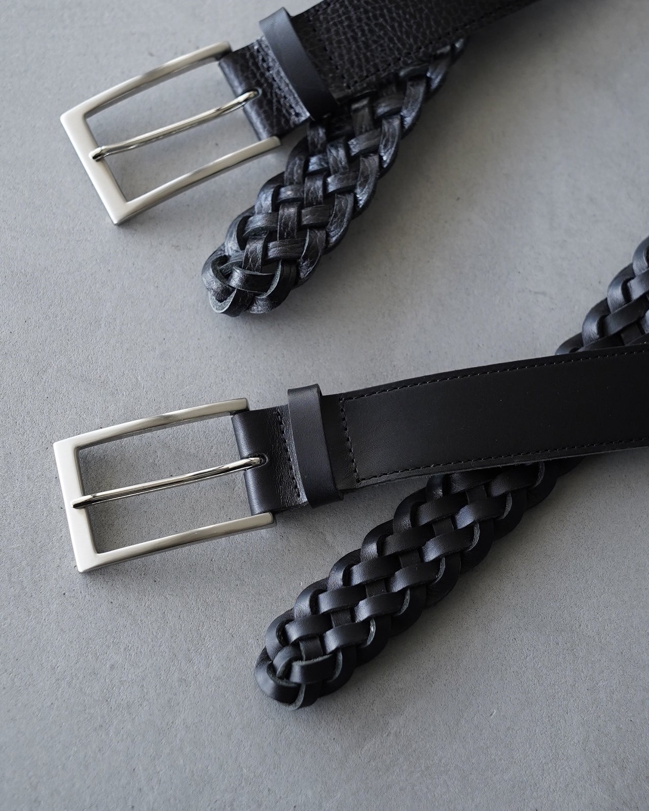 Post Production Mesh-Belt メッシュベルト レザー編み｜Crouka(クローカ)