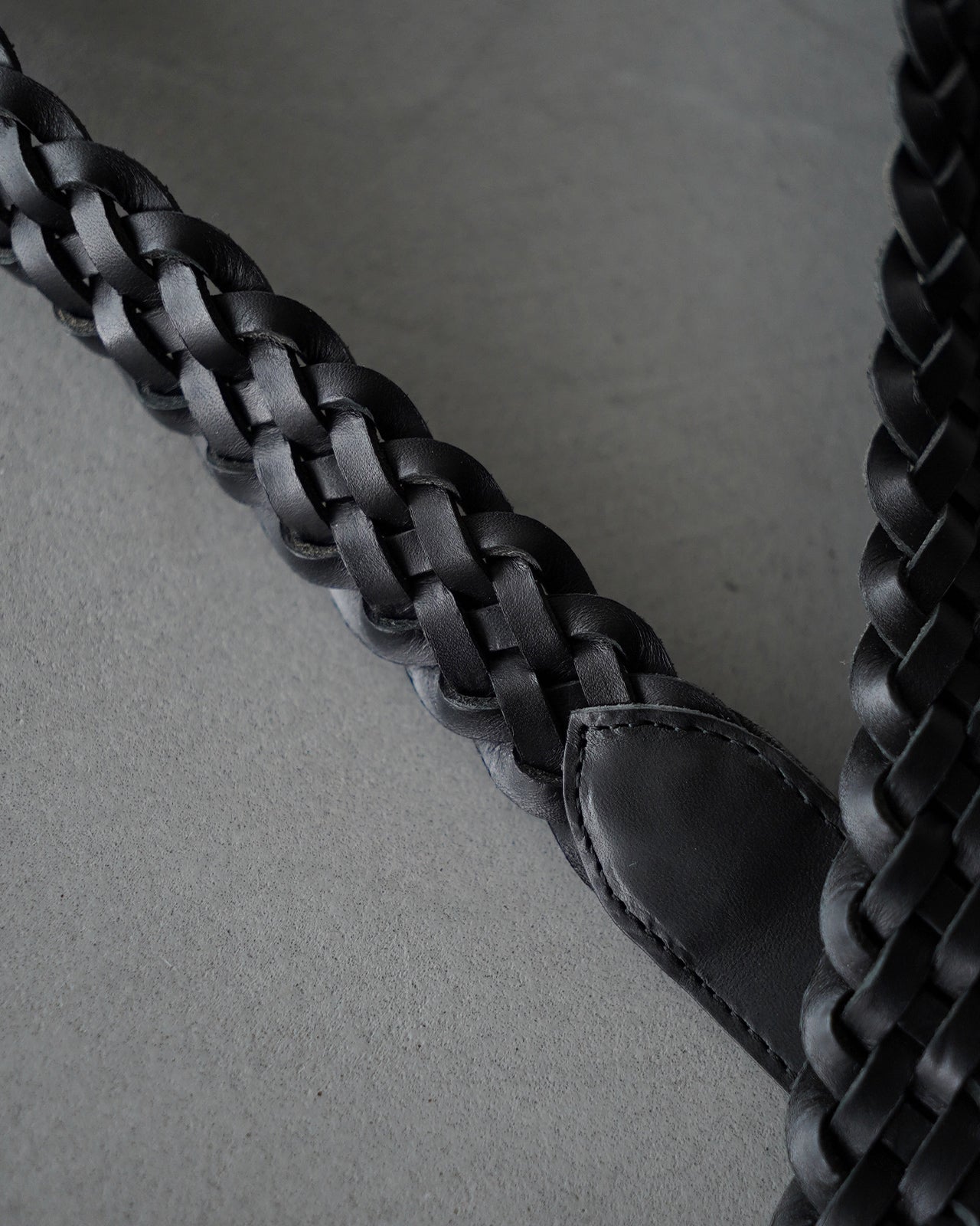 Post Production Mesh-Belt メッシュベルト レザー編み｜Crouka(クローカ)