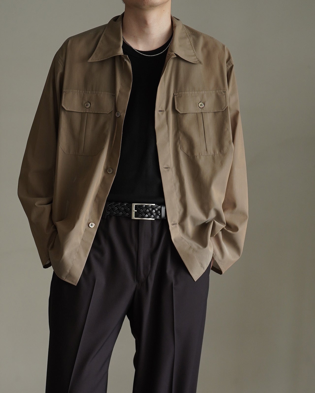 Post Production Mesh-Belt メッシュベルト レザー編み｜Crouka(クローカ)