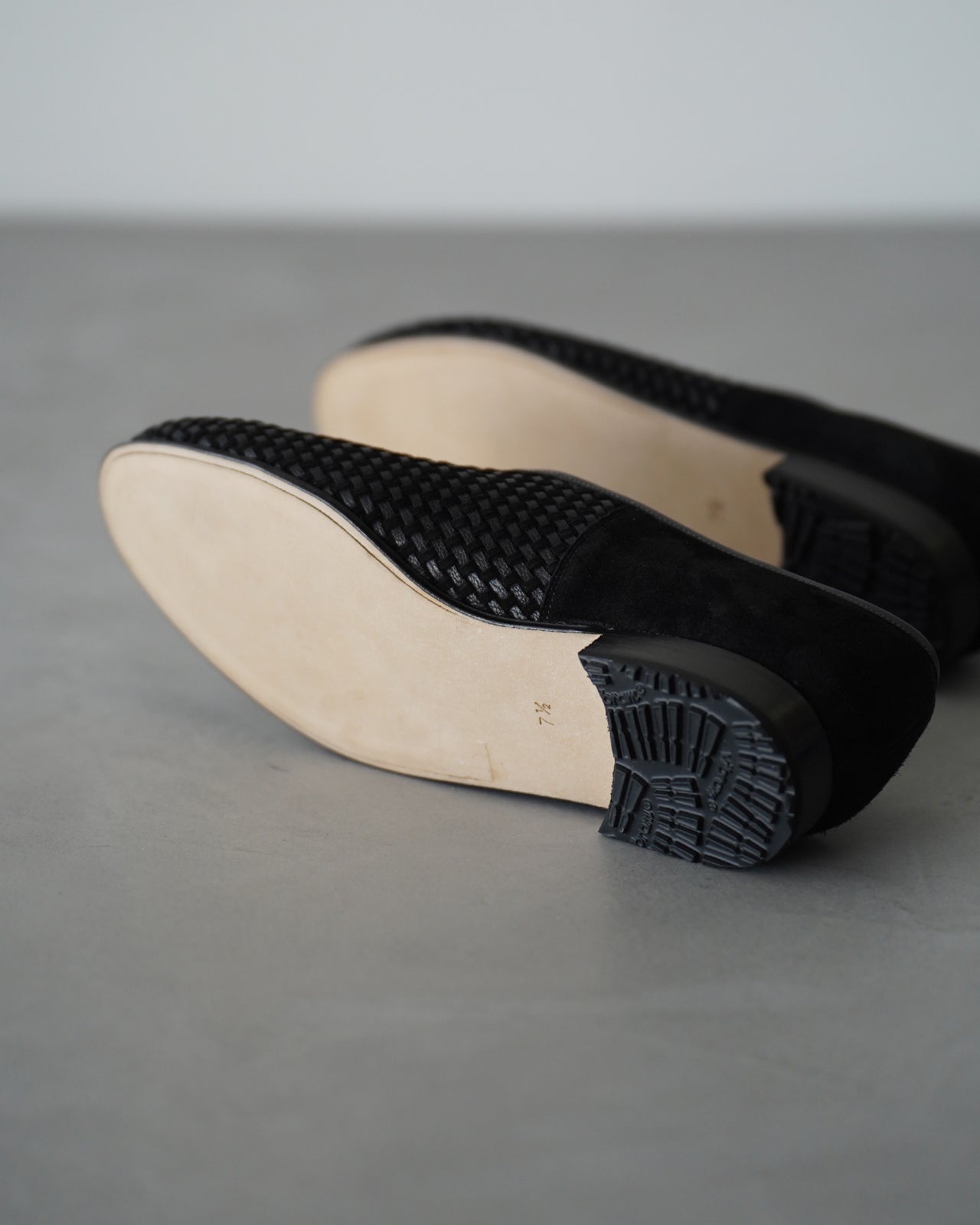 Tear Pumps - "Mesh"Goat Suede