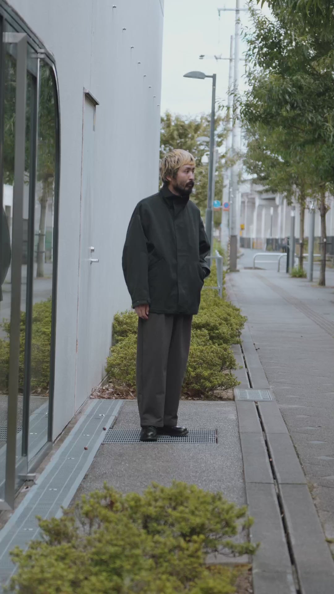 KAPTAIN SUNSHINE Cotton Drill Short Mil Coat キャプテン