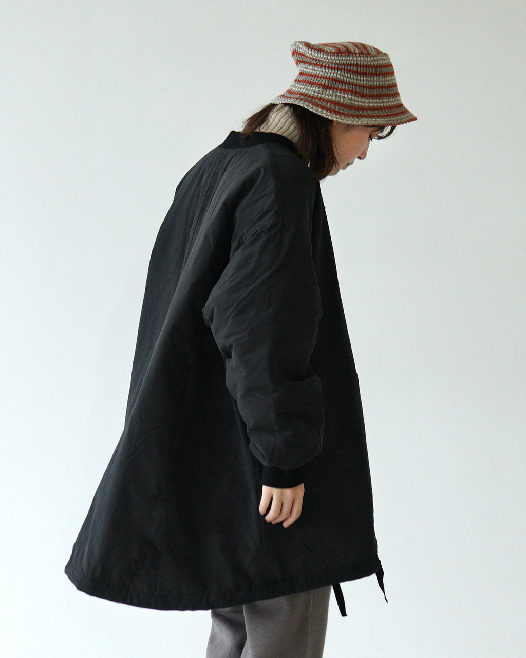 【SALE！30%OFF】prit プリット  ジップブルゾン コットンナイロン ウェザー ピーチ起毛 ジャケット ミドル丈 アウター P60503【送料無料】