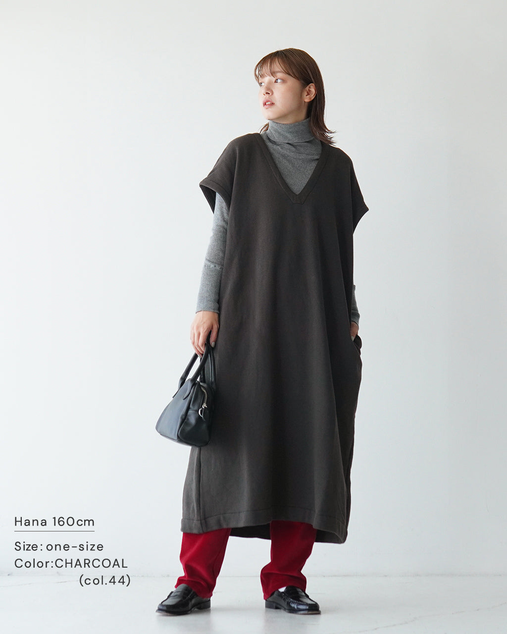 prit プリット ワンピース【Crouka別注】Vネック ワンピース V NECK ONEPIECE P90486【送料無料】