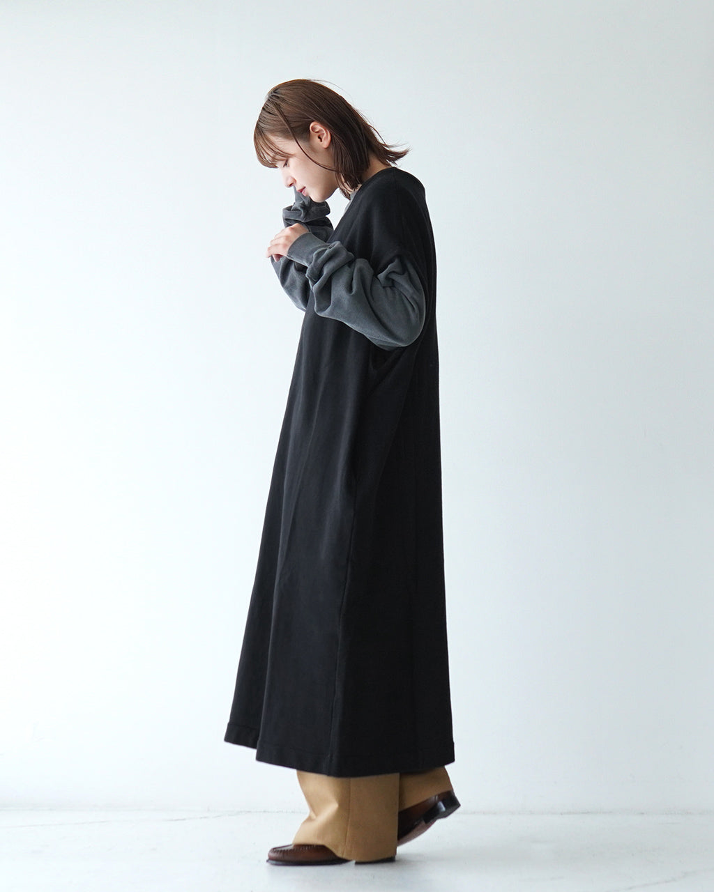 prit プリット ワンピース【Crouka別注】Vネック ワンピース V NECK ONEPIECE P90486【送料無料】