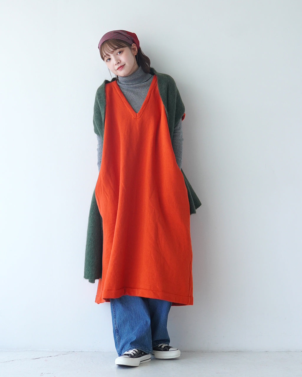 prit プリット ワンピース【Crouka別注】Vネック ワンピース V NECK ONEPIECE P90486【送料無料】