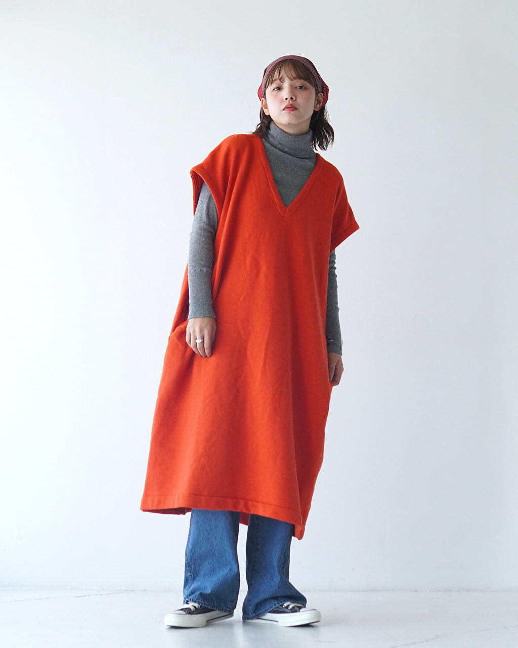 prit プリット ワンピース【Crouka別注】Vネック ワンピース V NECK ONEPIECE P90486【送料無料】