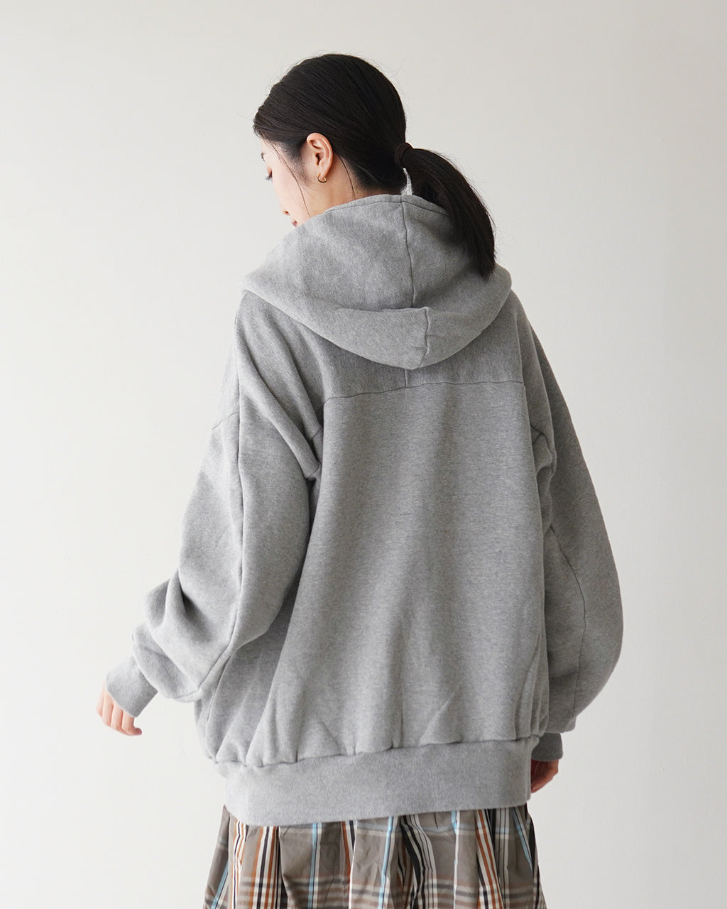 【SALE！30%OFF】prit プリット 30/7 裏毛ナッピング起毛 ハイネックダブルZIPパーカー フーディ P90521【送料無料】