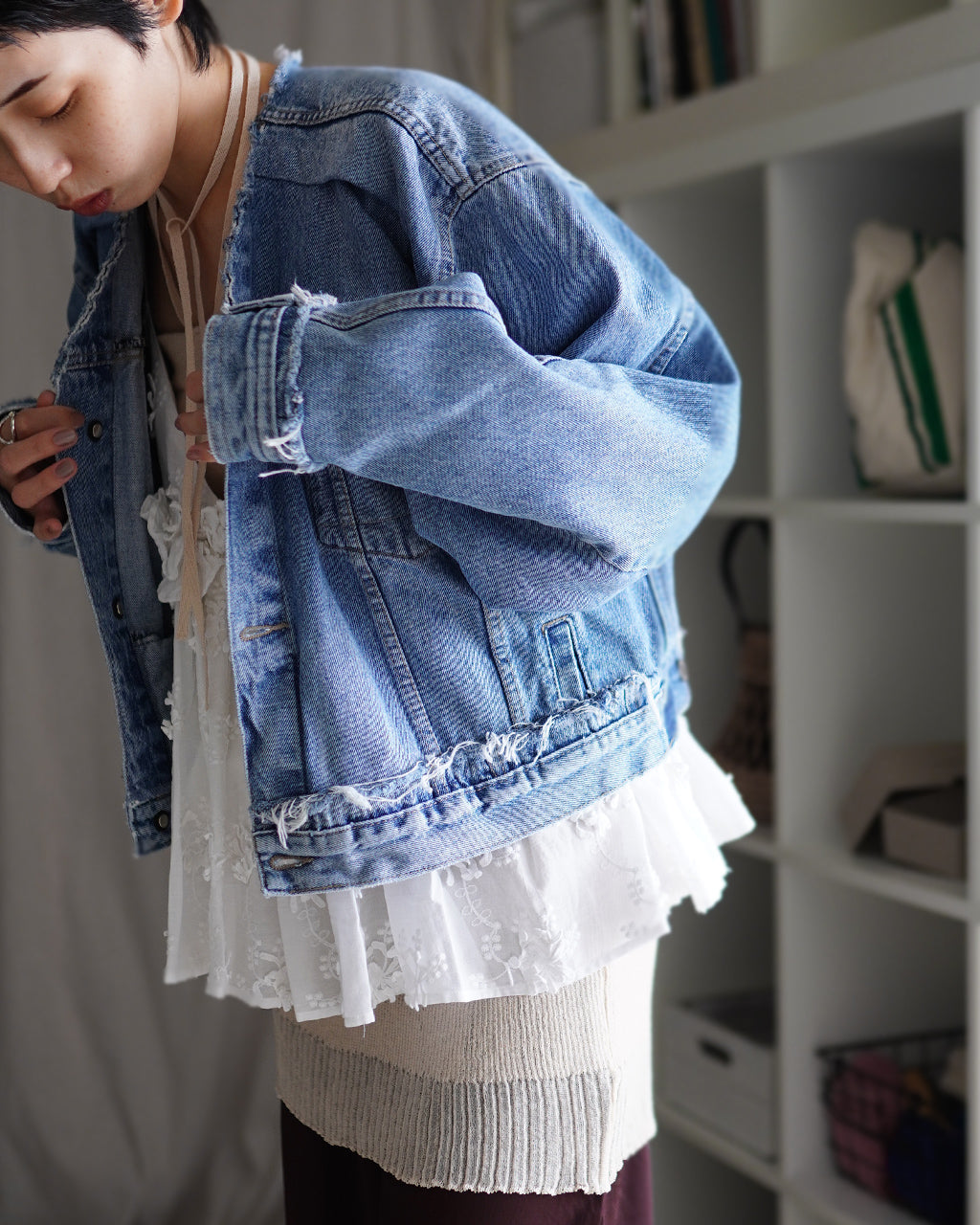 QUIITO TENT VNECK JACKET Q25A-J055