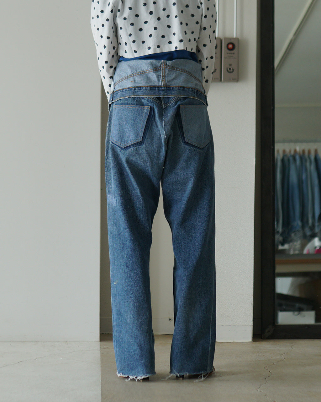 QUIITO W WAIST DENIM PANTS Q25A-T018