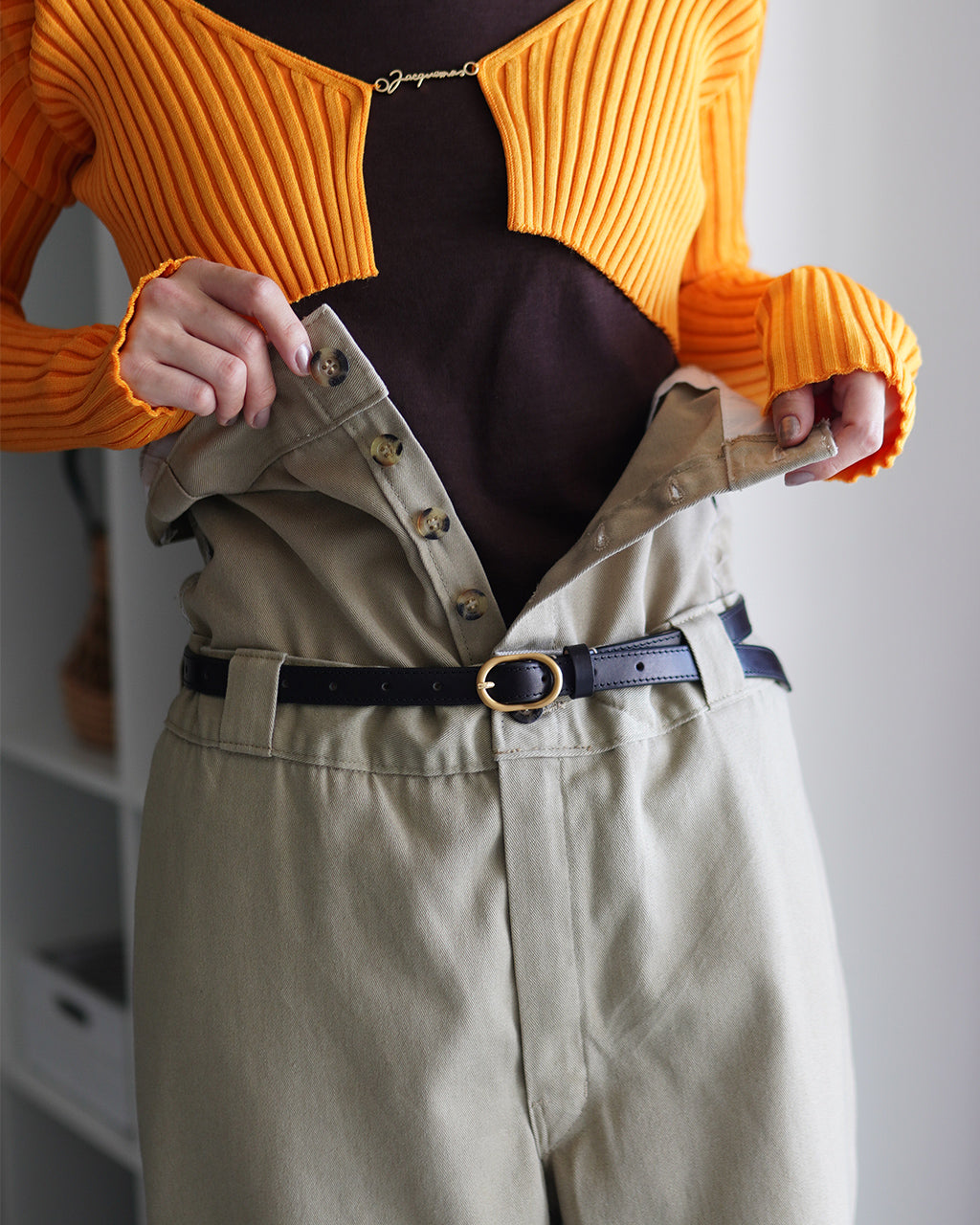QUIITO キイト ダブルウエスト チノパンツ レディース W WAIST