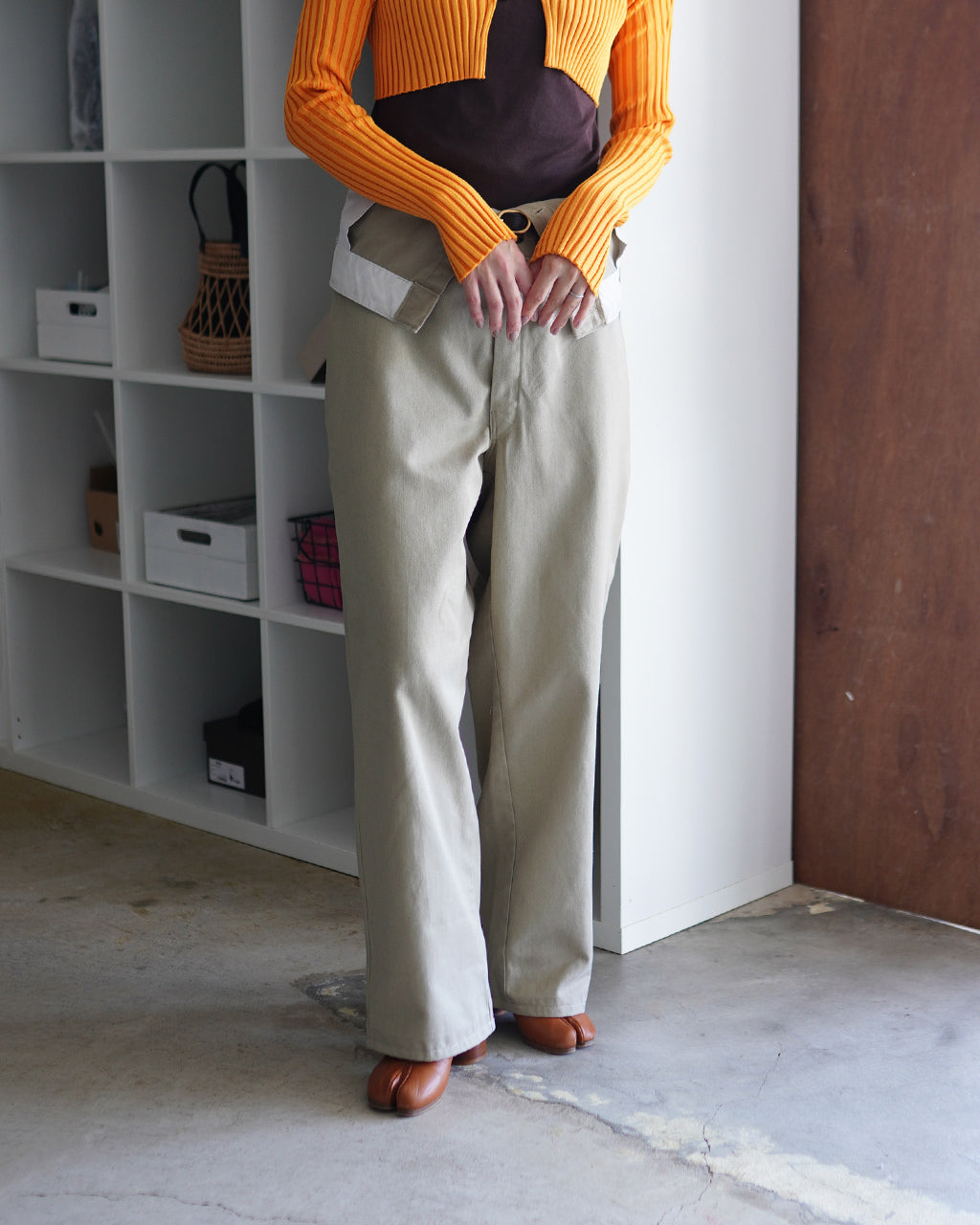 QUIITO W WAIST CHINO PANTS Q25A-T064