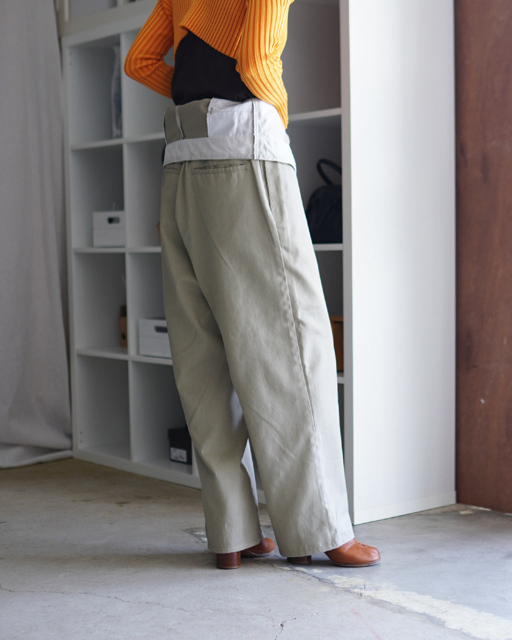 QUIITO W WAIST CHINO PANTS Q25A-T064