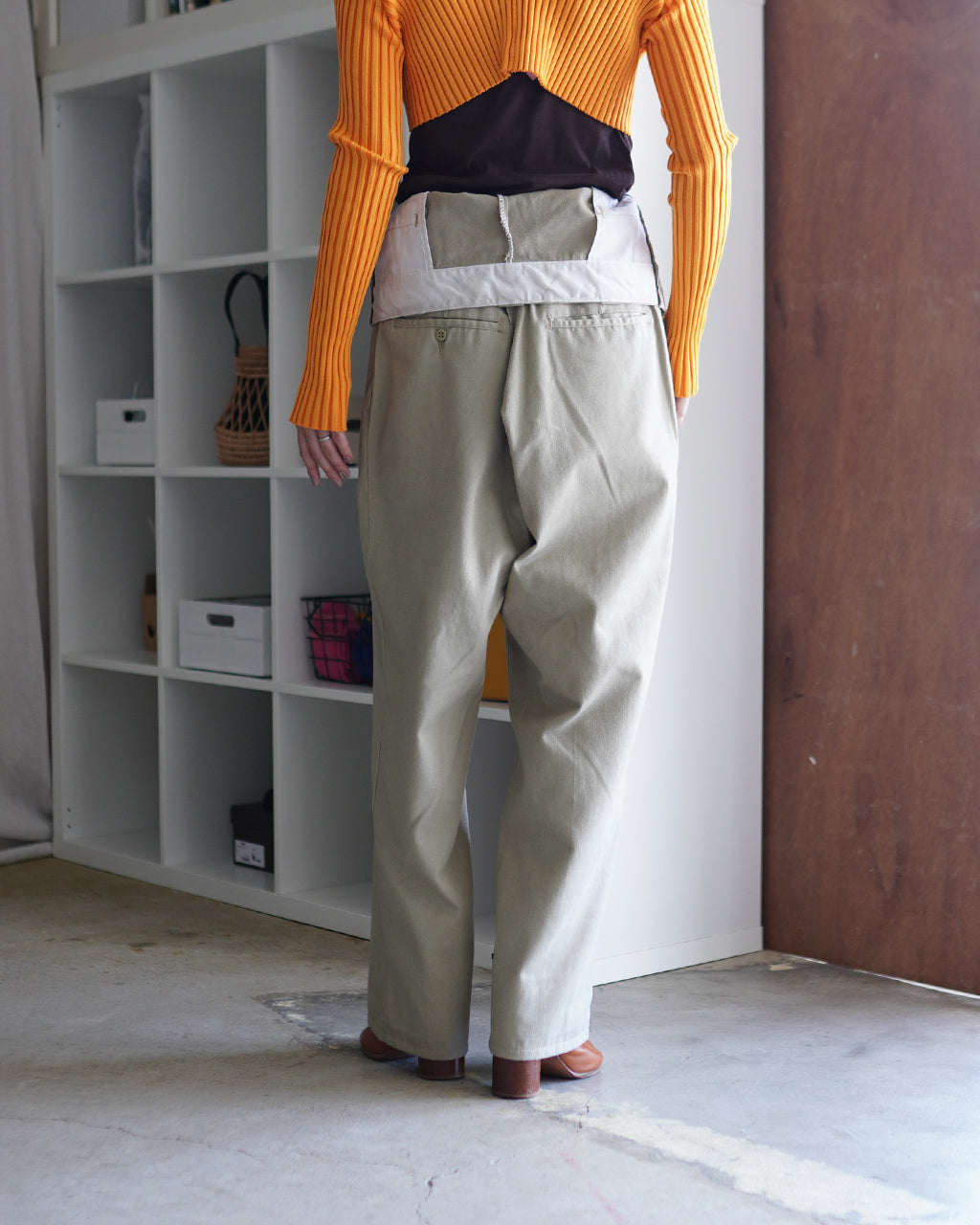 QUIITO W WAIST CHINO PANTS Q25A-T064