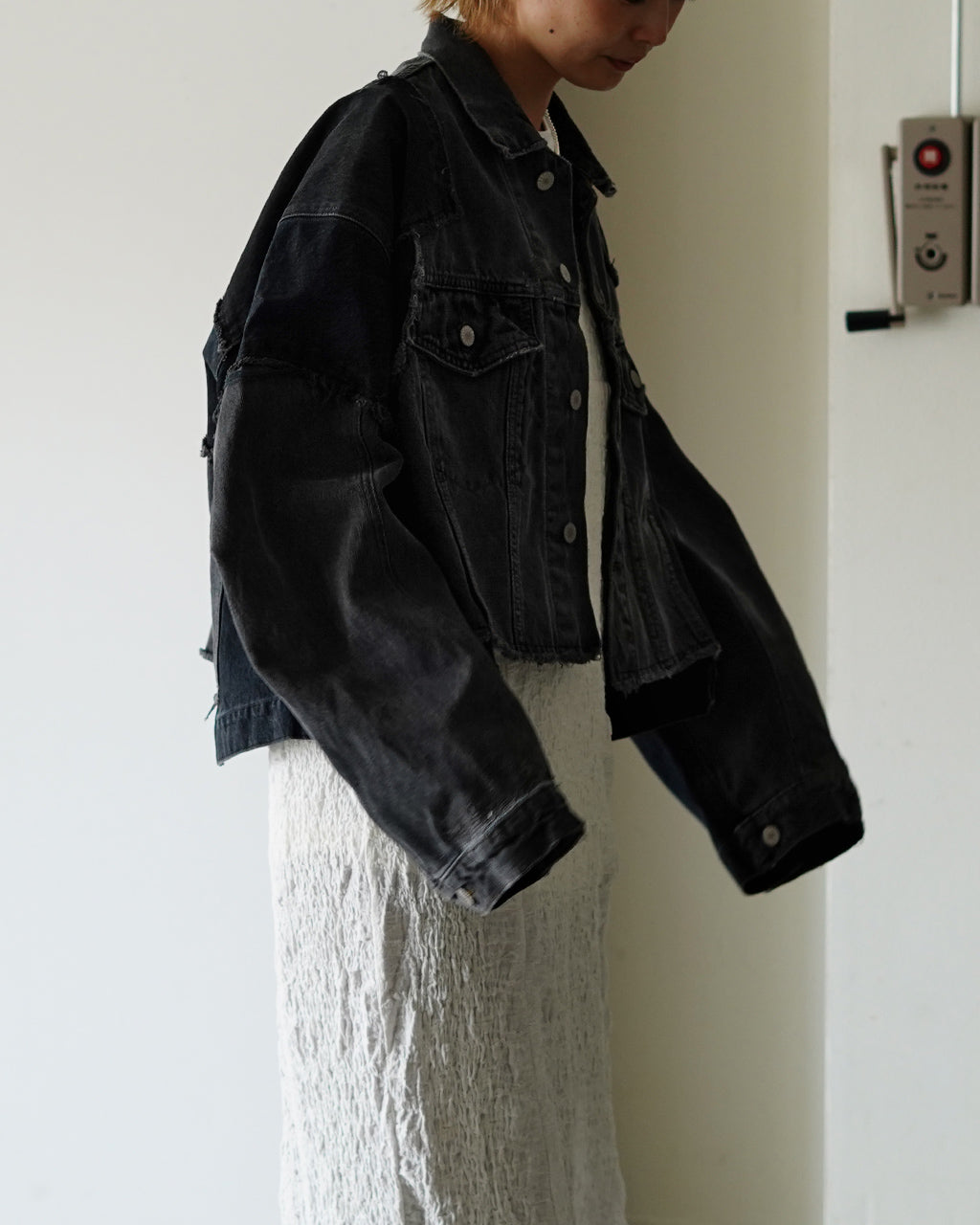 PT DENIM JACKET GRAY Q26S-J001GR