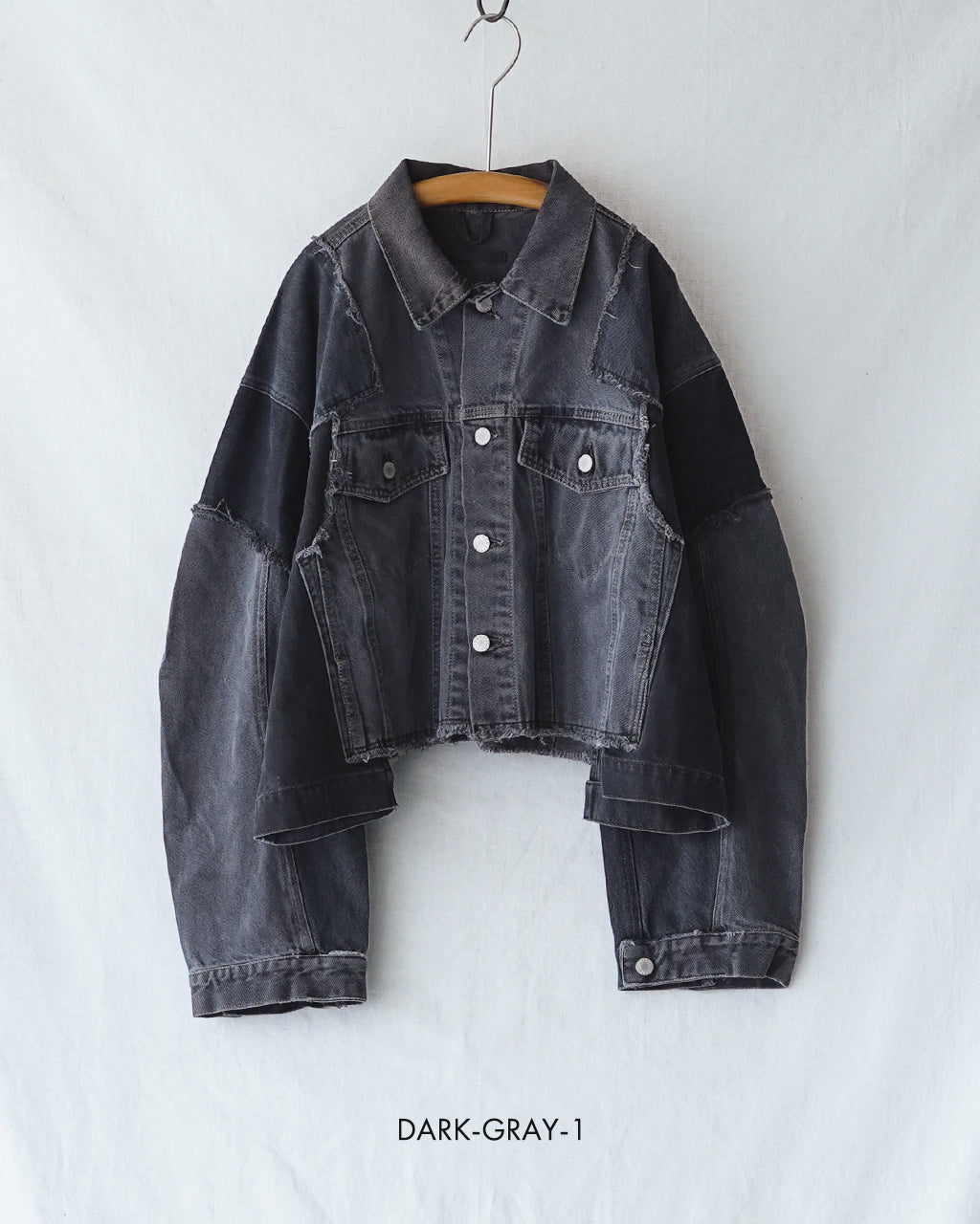 QUIITO キイト デニムジャケット リメイク レディース PT DENIM JK GR