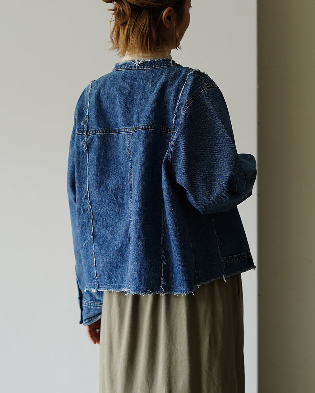 LINE DENIM JACKET Q26S-J014