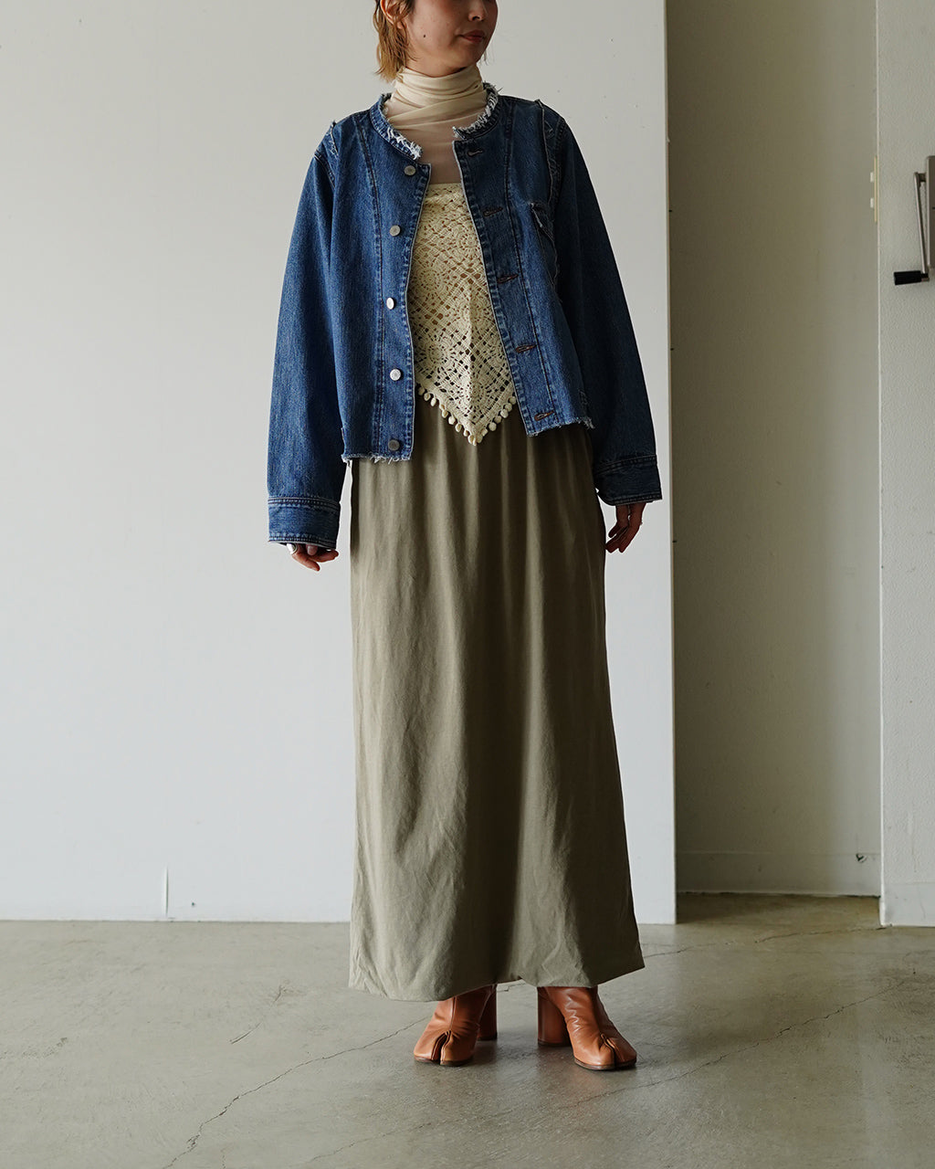 QUIITO キイト ライン デニムジャケット レディース LINE DENIM JK