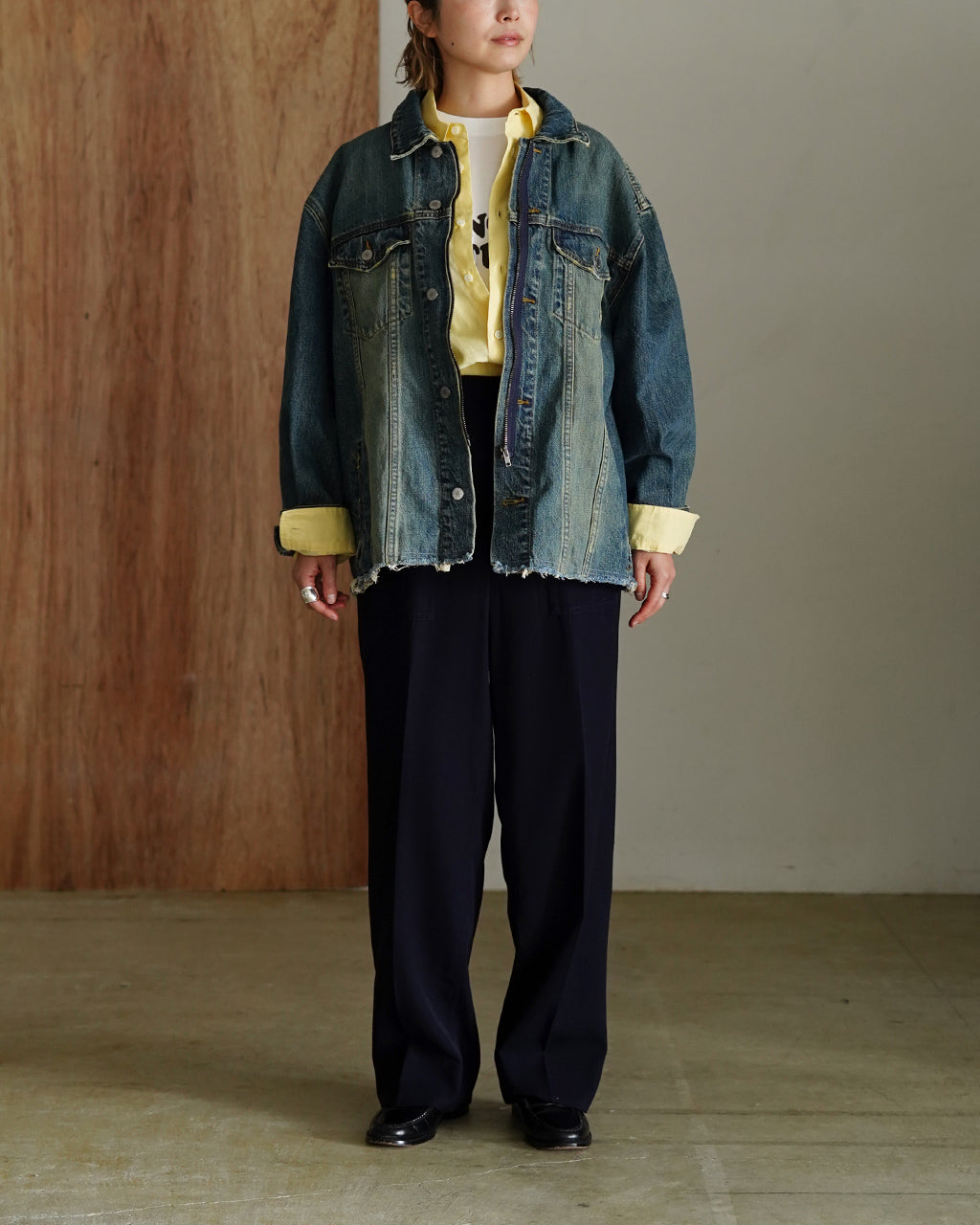 QUIITO キイト ジップ デニムジャケット レディース ZIP DENIM JK Q26S