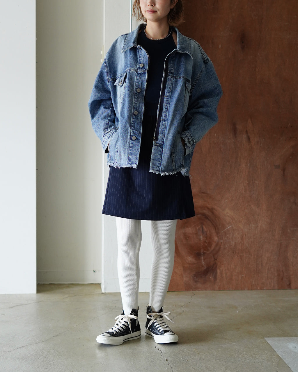 QUIITO キイト ジップ デニムジャケット レディース ZIP DENIM JK Q26S