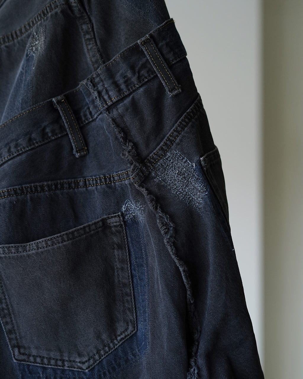 QUIITO キイト Wウエスト デニムパンツ グレー レディース W WAIST