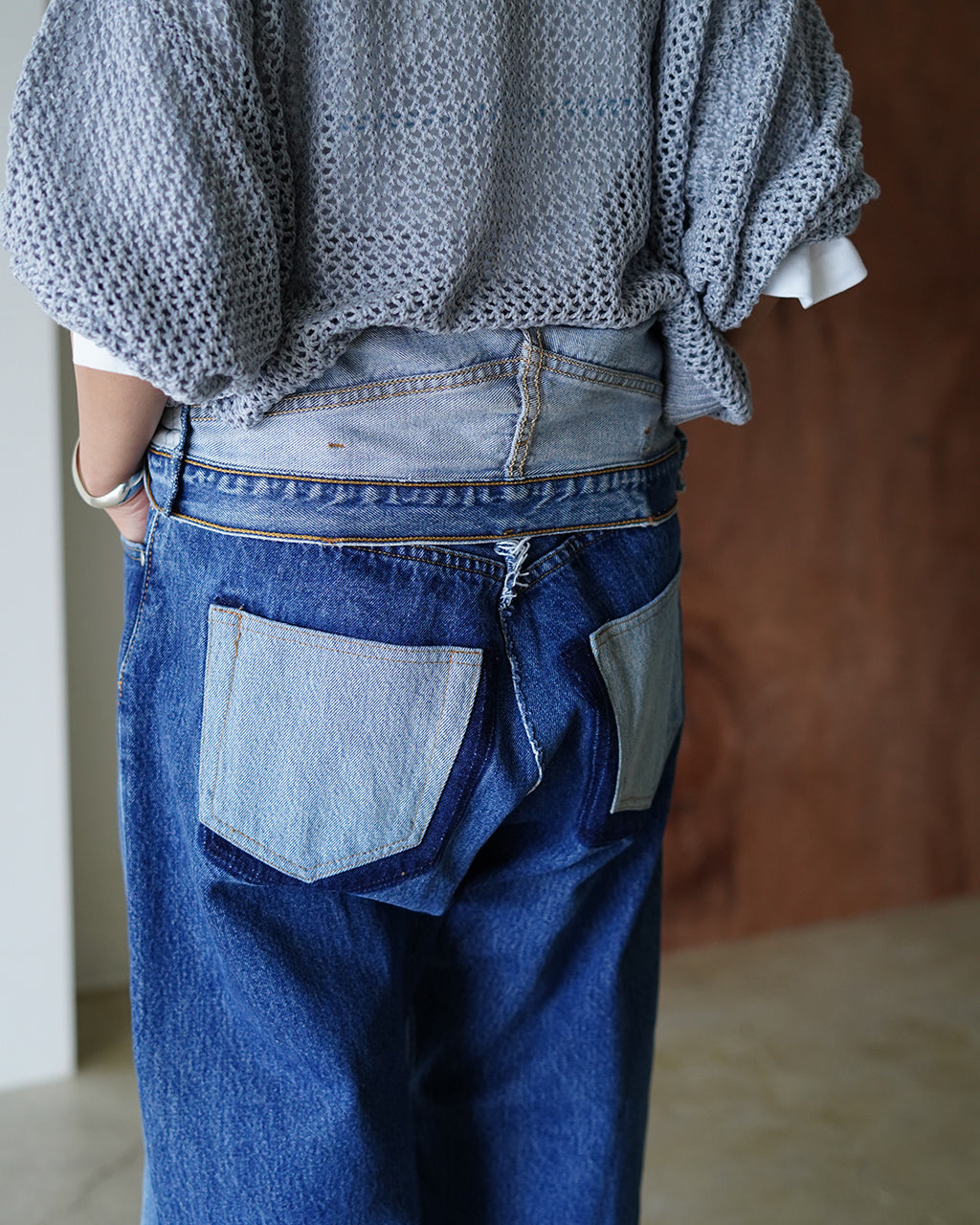 QUIITO キイト Wウエスト デニムパンツ レディース W WAIST DENIM PT