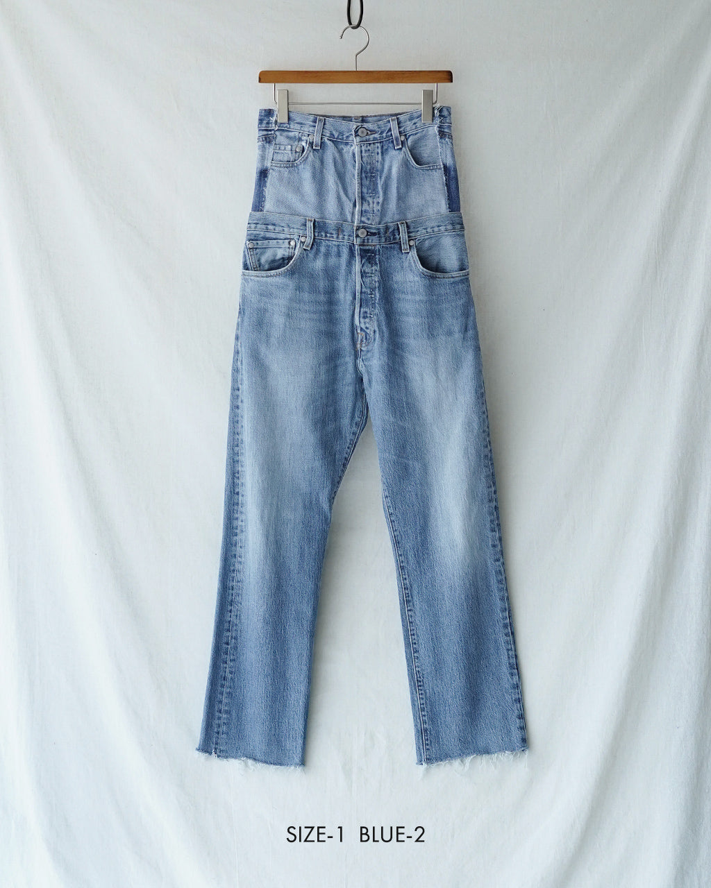 QUIITO キイト Wウエスト デニムパンツ レディース W WAIST DENIM PT
