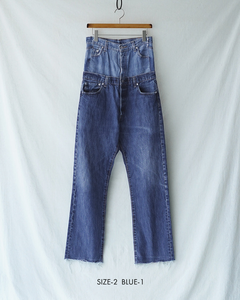 QUIITO キイト Wウエスト デニムパンツ レディース W WAIST DENIM PT