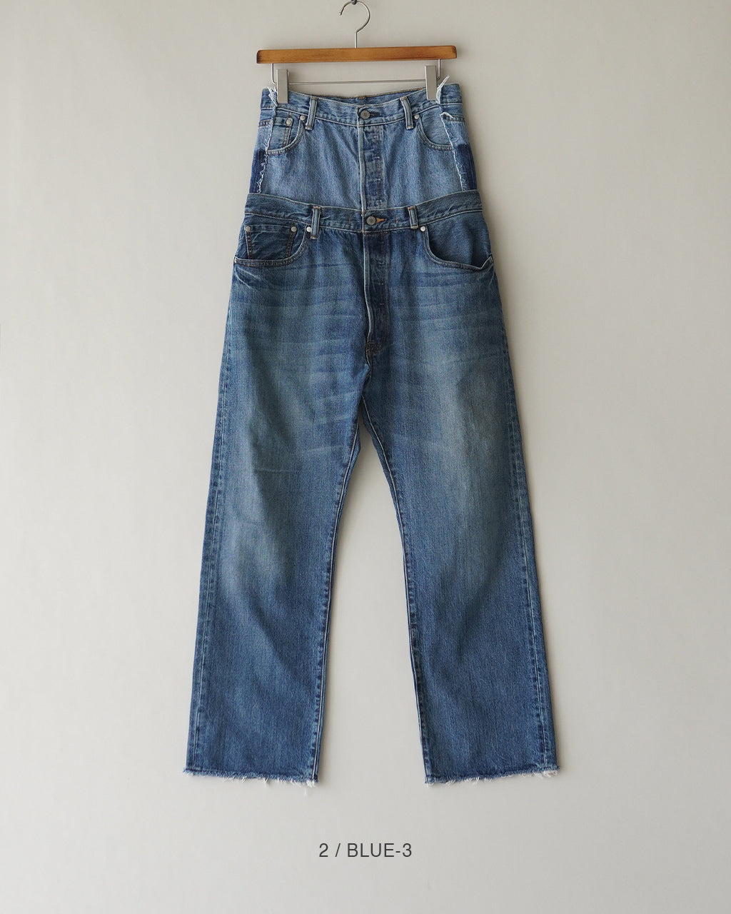 QUIITO キイト ダブル ウエスト デニムパンツ レディース W WAIST