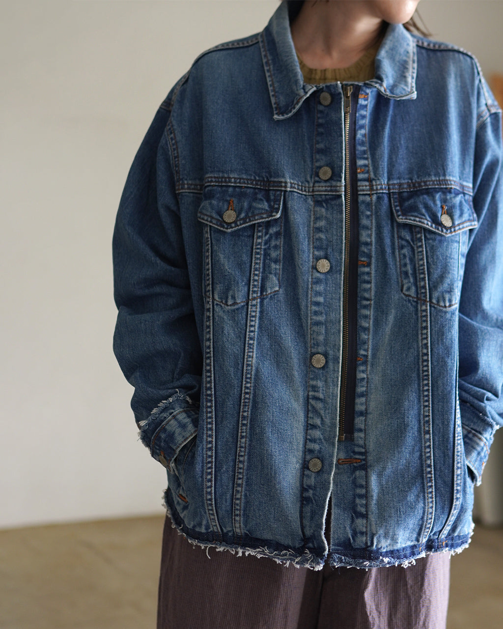 QUIITO キイト ジップデニムジャケット レディース ZIP DENIM JK Q26S