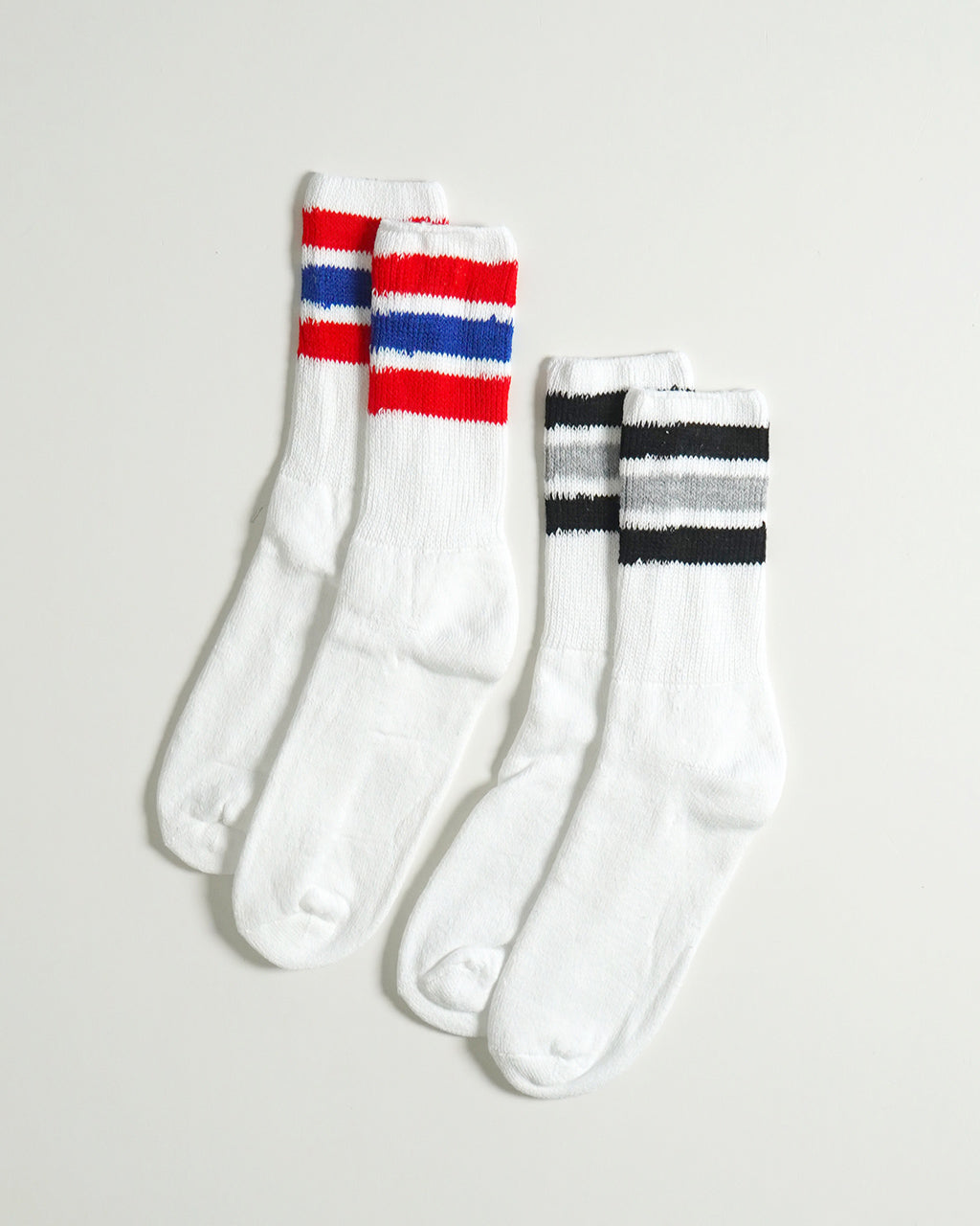 THE RAILROAD SOCKS レイルロードソック ヘルス トラック セラピューティック ナチュラル コットン ソックス 靴下 2足セット ボーダー RSS10991ST　