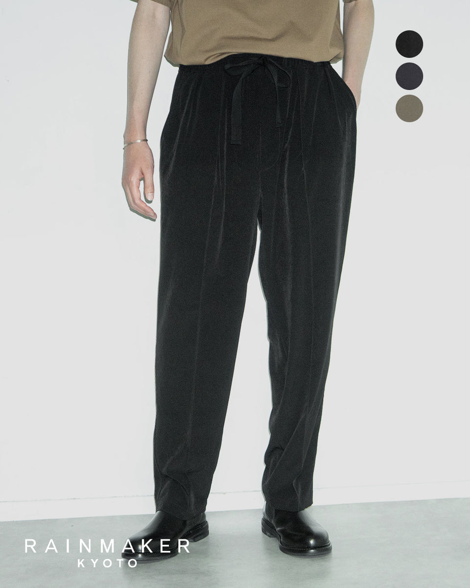 RAINMAKER EASY TROUSERS RM251-026｜上質なテーパードシルエットパンツ