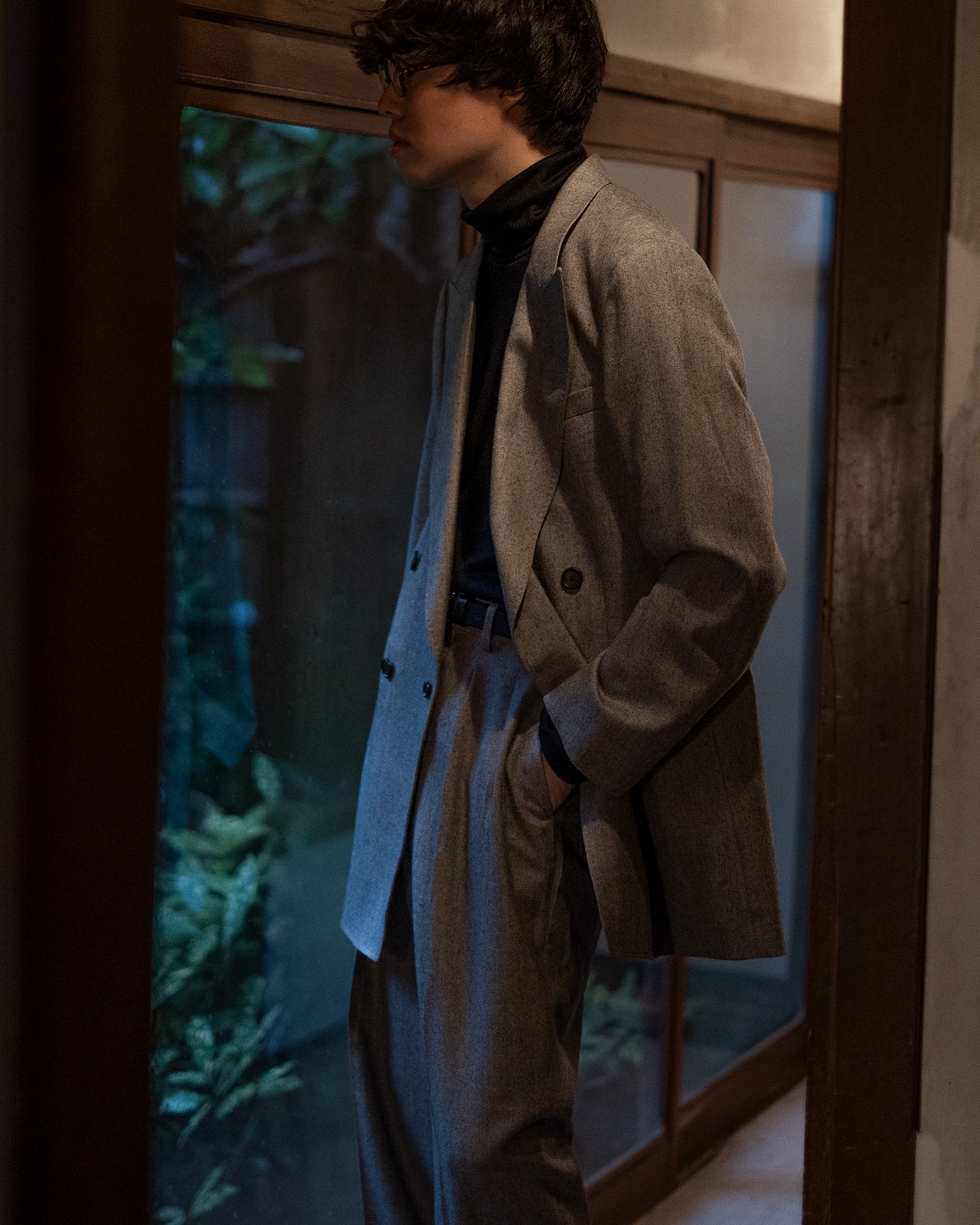 DOUBLE BREASTED LONG JACKET RM252-034