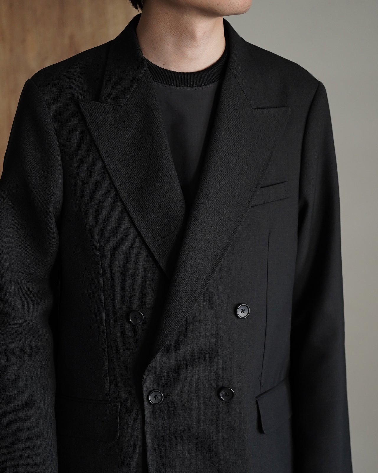 DOUBLE BREASTED LONG JACKET RM261-006