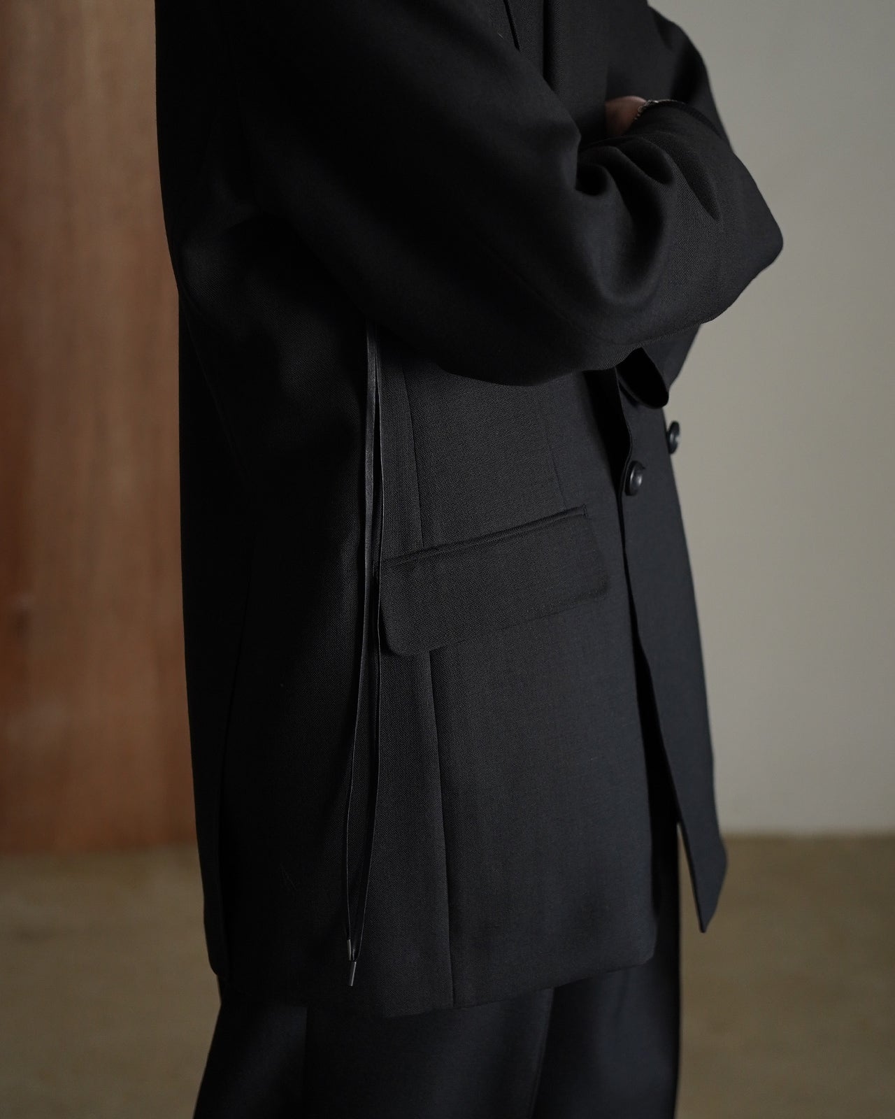 DOUBLE BREASTED LONG JACKET RM261-006